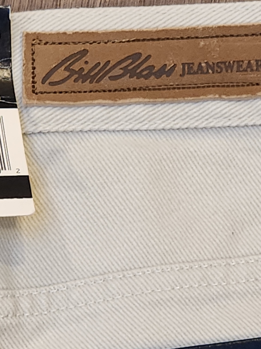 Vintage Deadstock Bill Blass Perfect Fit Petite Jeans High Rise Straight Leg 10P - Picture 11 of 12